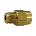 Midland Metal Check Valve, 14 Nominal, MNPT x FNPT, 2500 psi, 180 deg F, Brass Body, BunaN Seal 46505